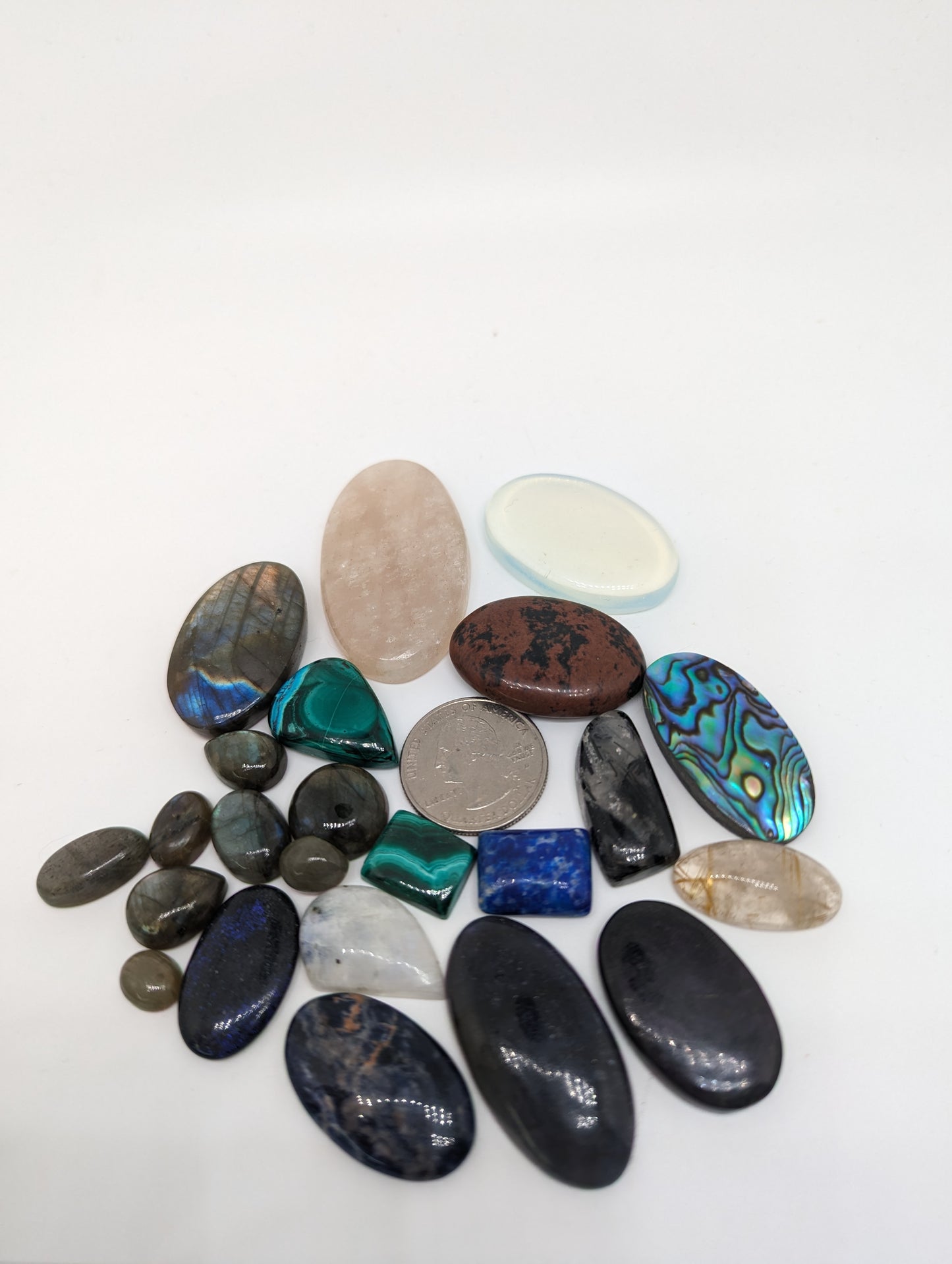 23 pieces mixed Cabochon Lot!