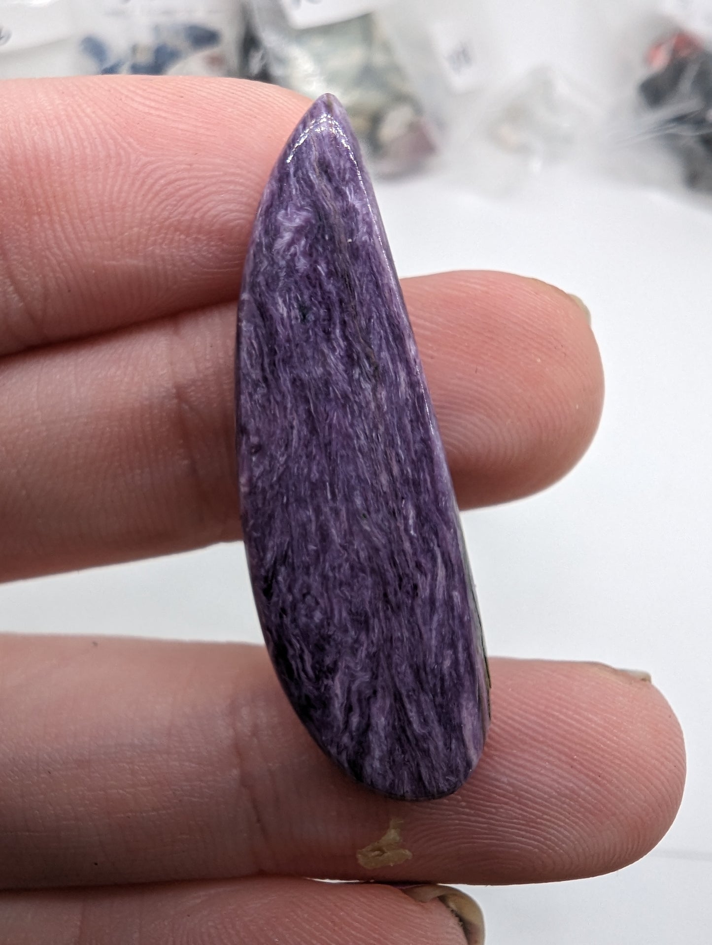 Charoite Cabochon Lot - 8pcs - 99.25cts(19.85g)