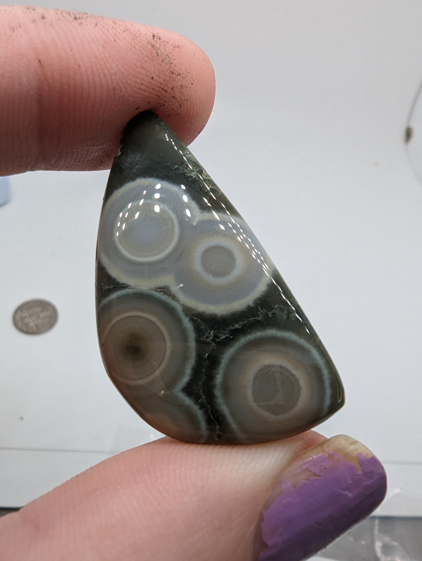 Ocean Jasper Cabochon with Bullseyes - 31.50cts(6.30g)