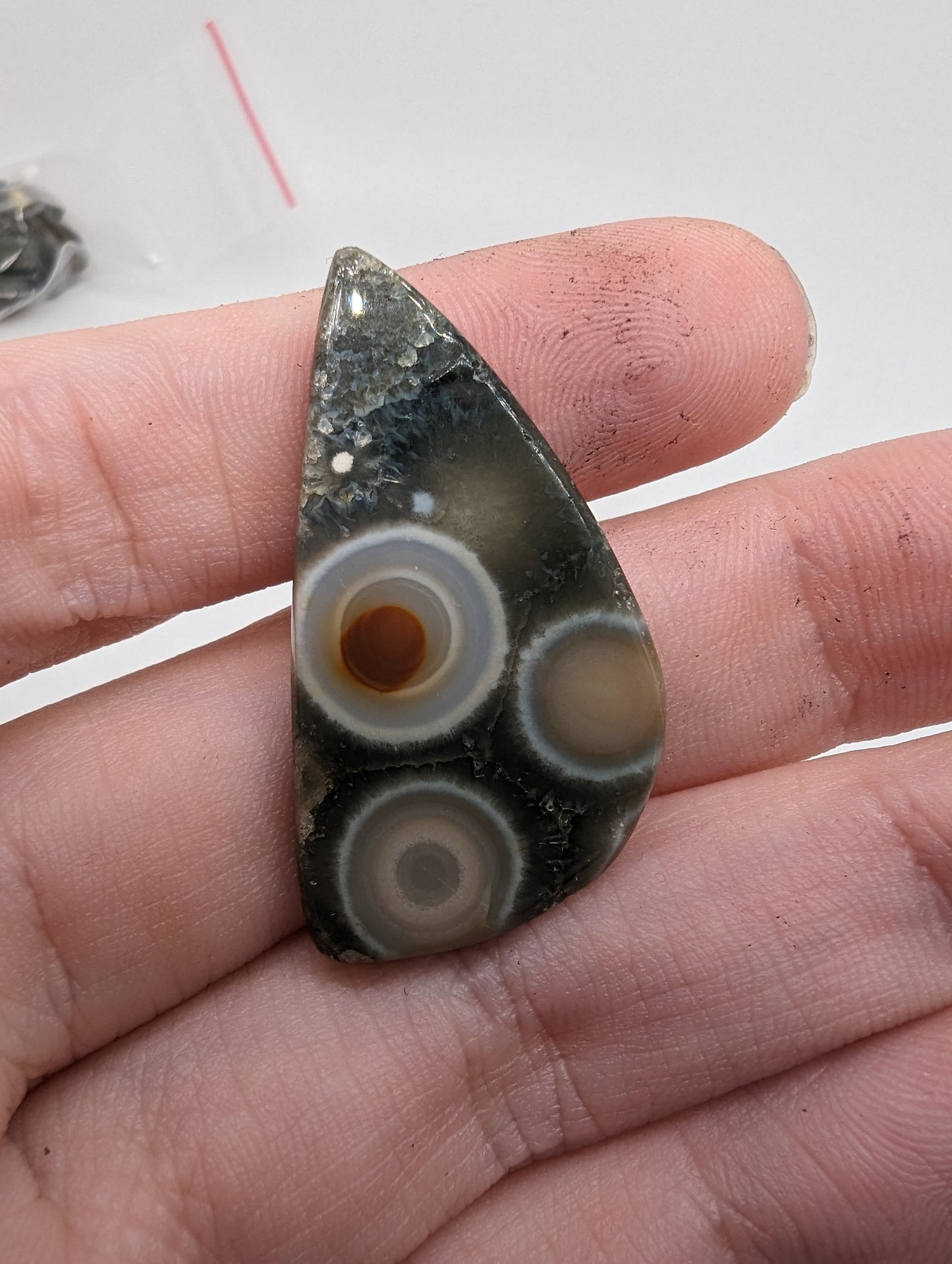 Ocean Jasper Cabochon with Bullseyes - 31.50cts(6.30g)