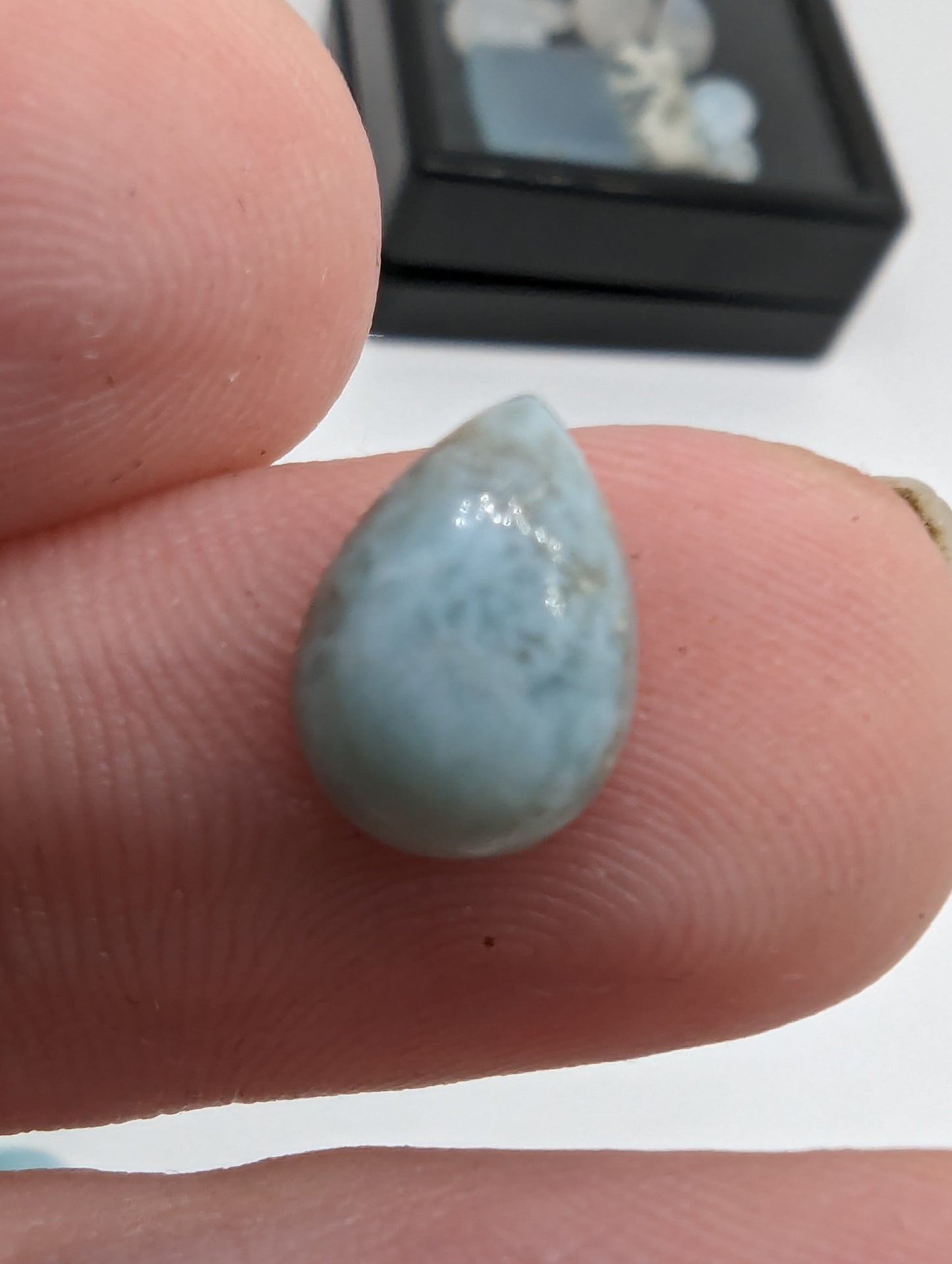 Larimar Cabochons Lot - 5pcs jewelry size - 11.75cts(2.35g)