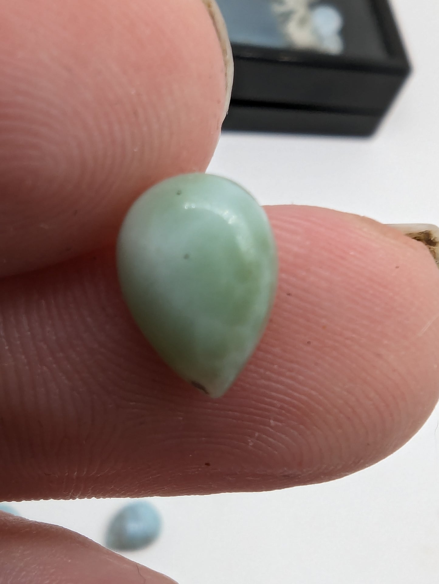 Larimar Cabochons Lot - 5pcs jewelry size - 11.75cts(2.35g)