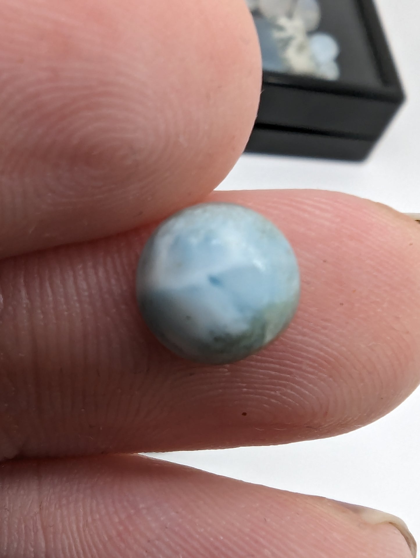 Larimar Cabochons Lot - 5pcs jewelry size - 11.75cts(2.35g)