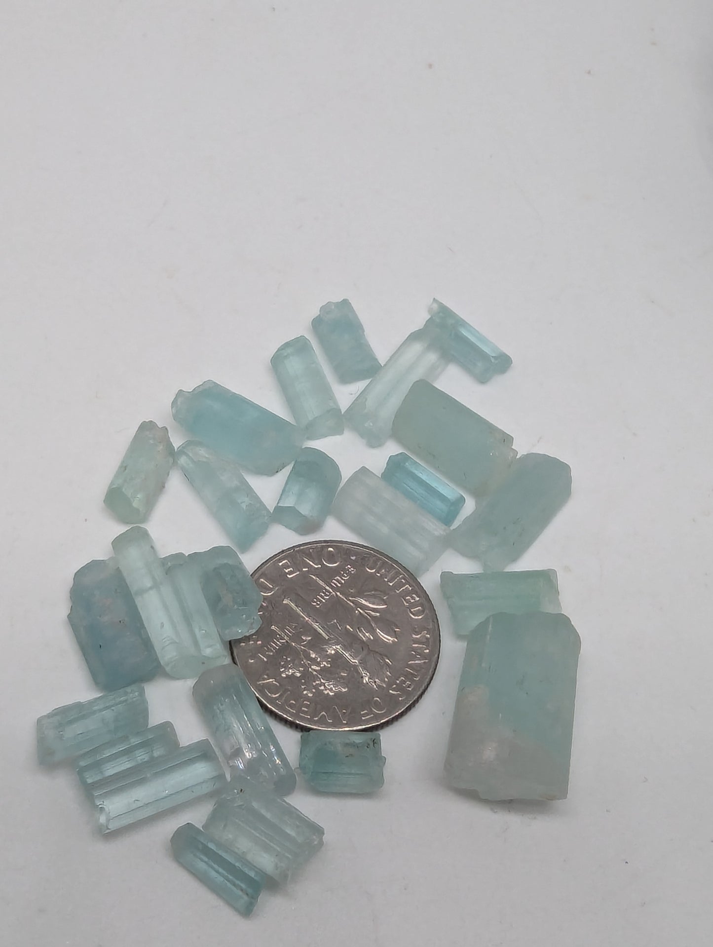 Aquamarine - 24pcs - 53.50cts(10.70g)