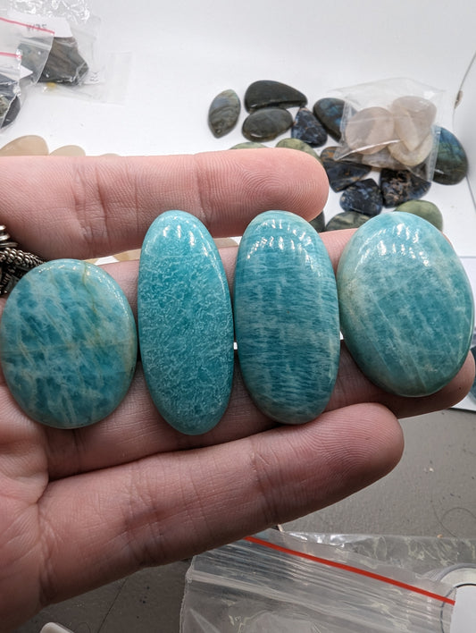 Amazonite - 4pcs - 123.25cts(24.65g)