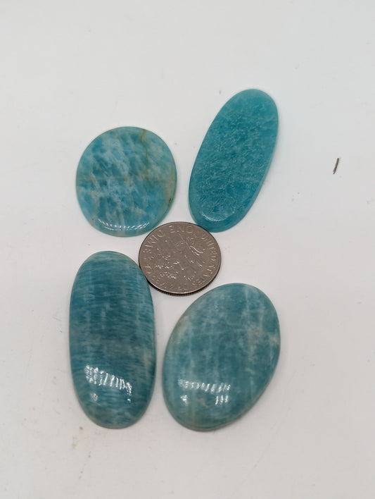 Amazonite - 4pcs - 123.25cts(24.65g)