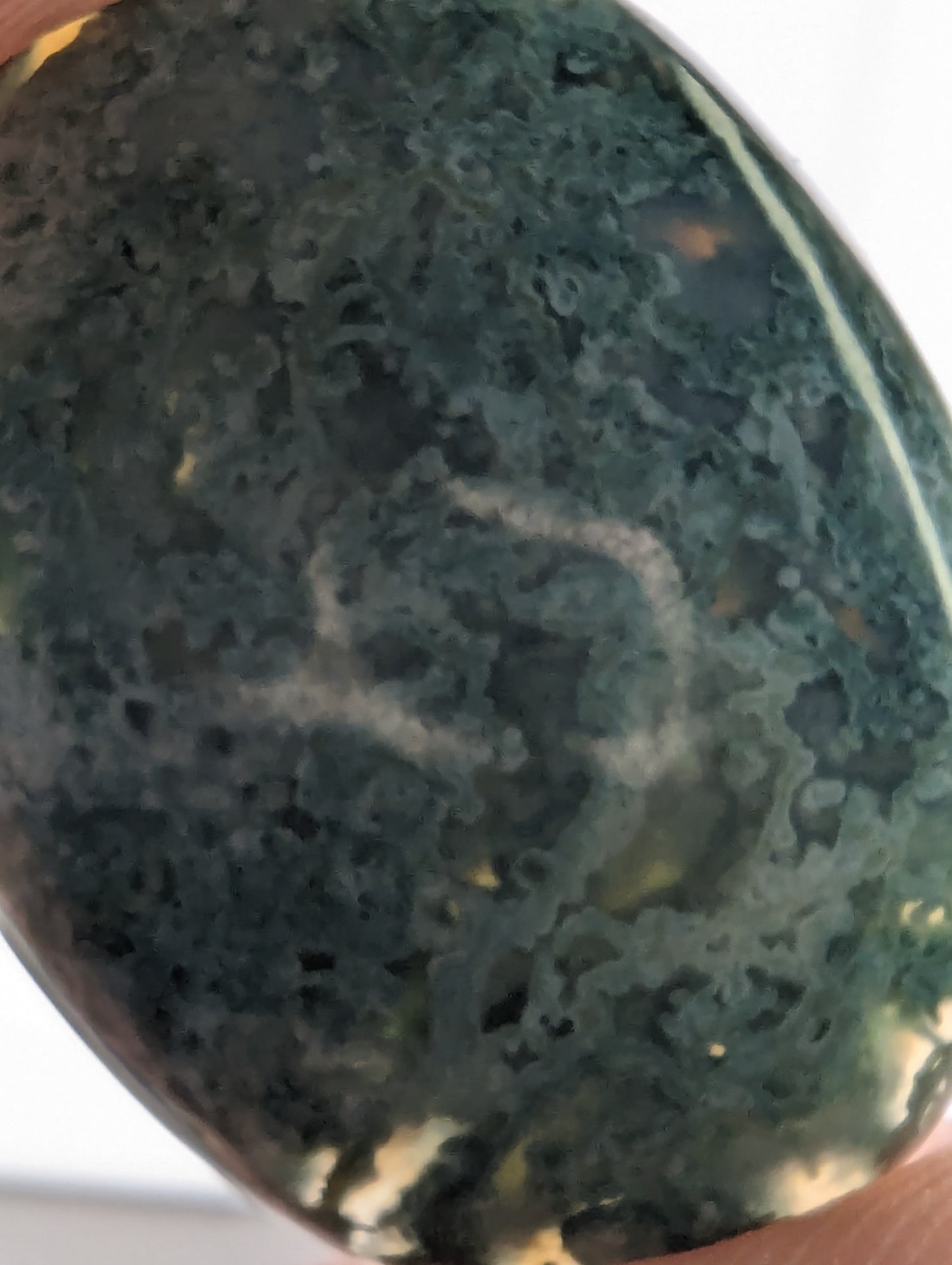 Moss Agate Ovals - 5pcs - 160.20cts(32.04g)