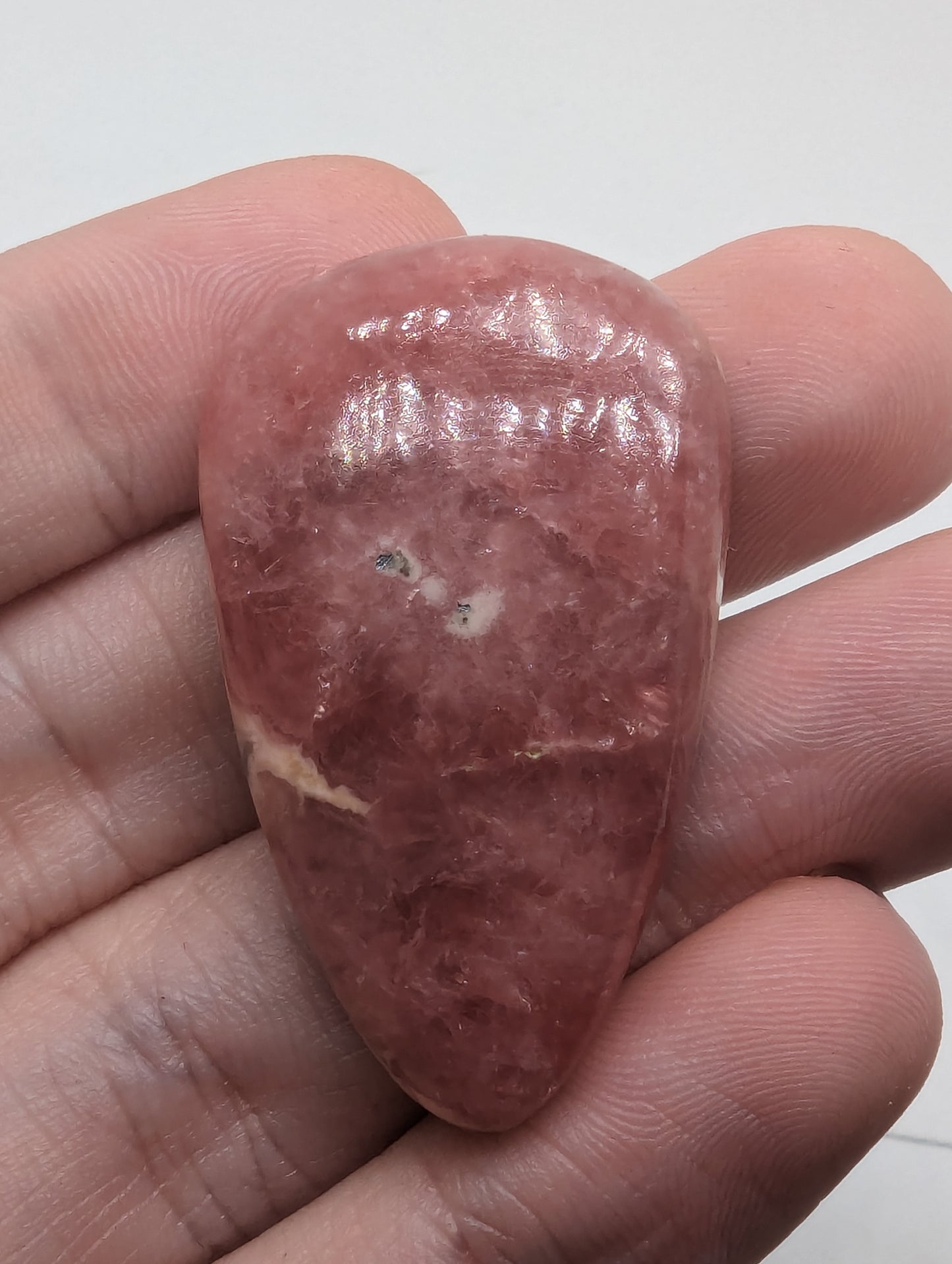 Rhodochrosite Pear - 94.95cts(18.99g) - 42mm