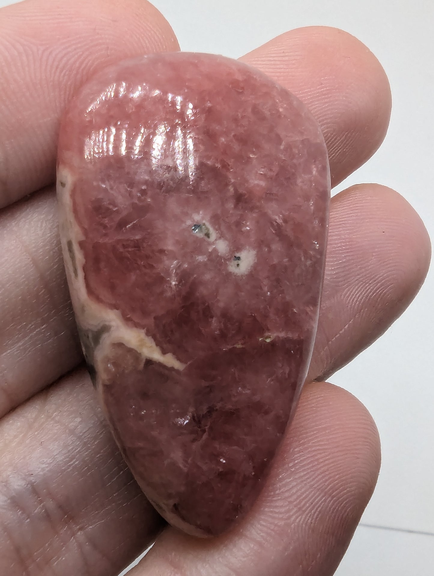 Rhodochrosite Pear - 94.95cts(18.99g) - 42mm