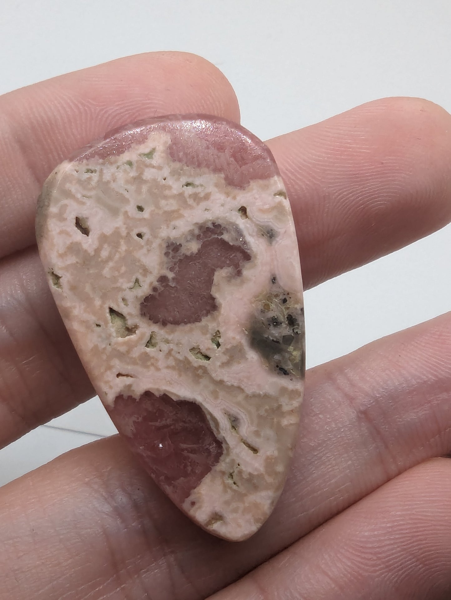 Rhodochrosite Pear - 94.95cts(18.99g) - 42mm