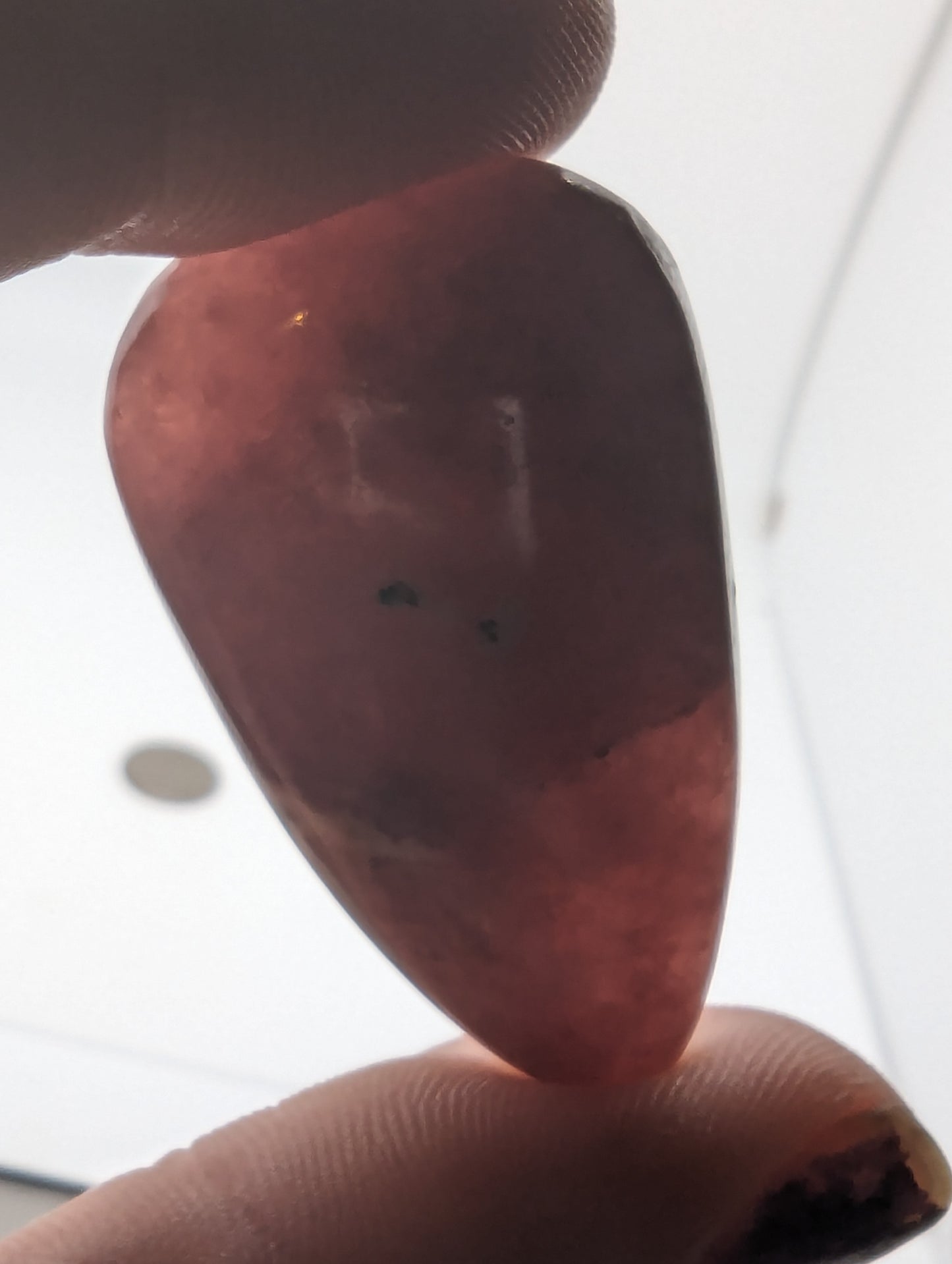 Rhodochrosite Pear - 94.95cts(18.99g) - 42mm