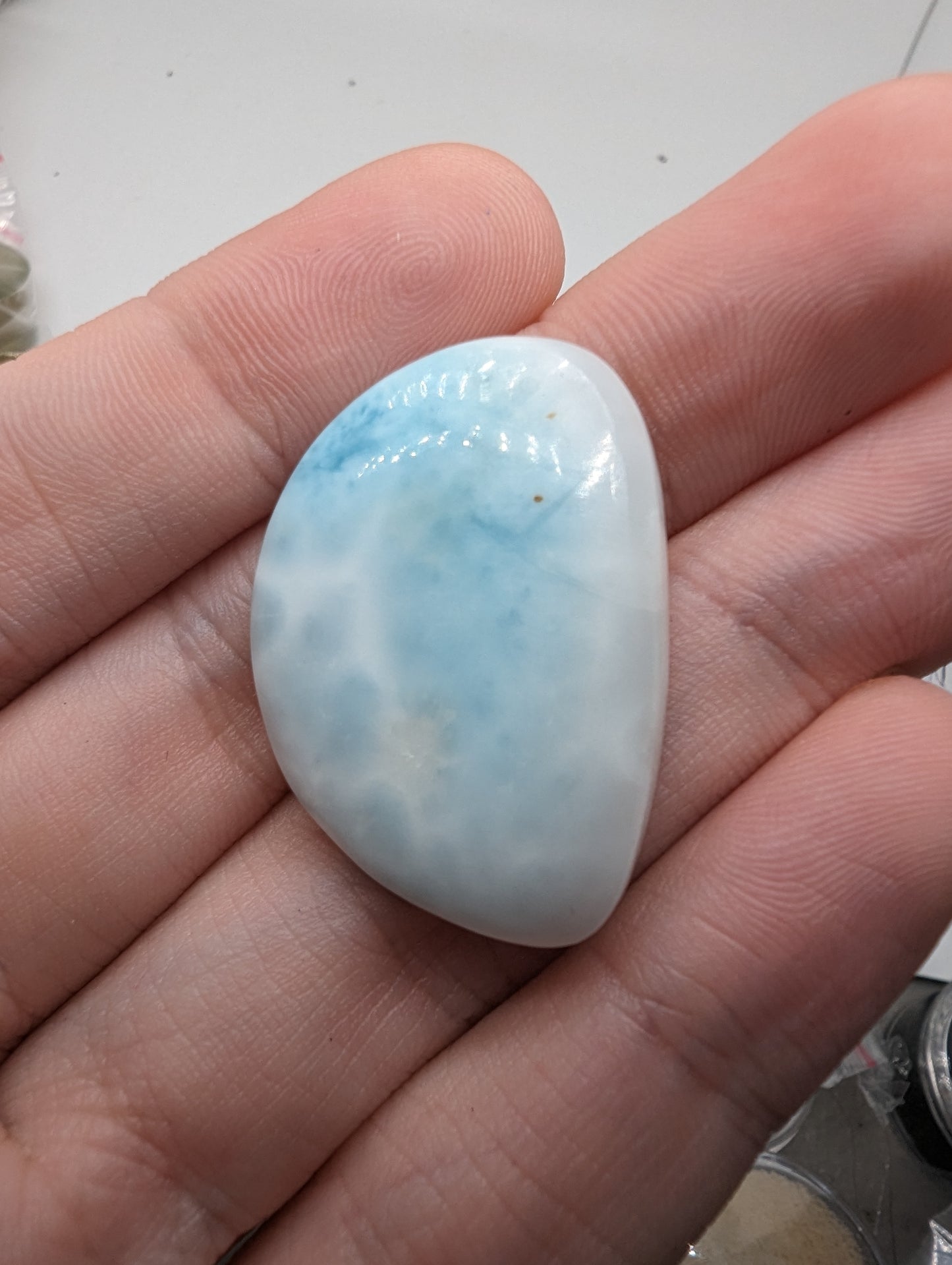 Larimar Cabochon - 47cts(9.40g) - 34mm