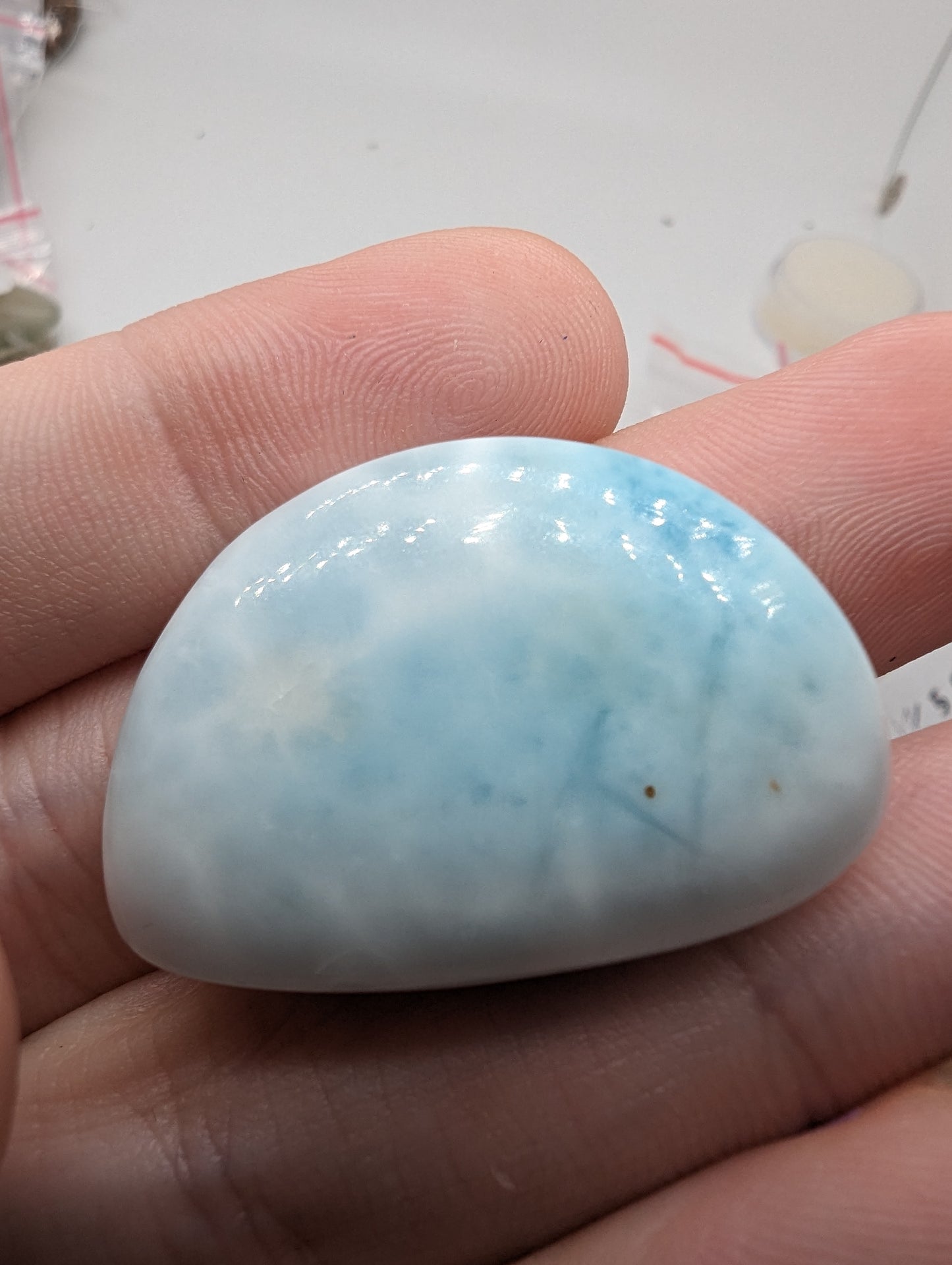 Larimar Cabochon - 47cts(9.40g) - 34mm