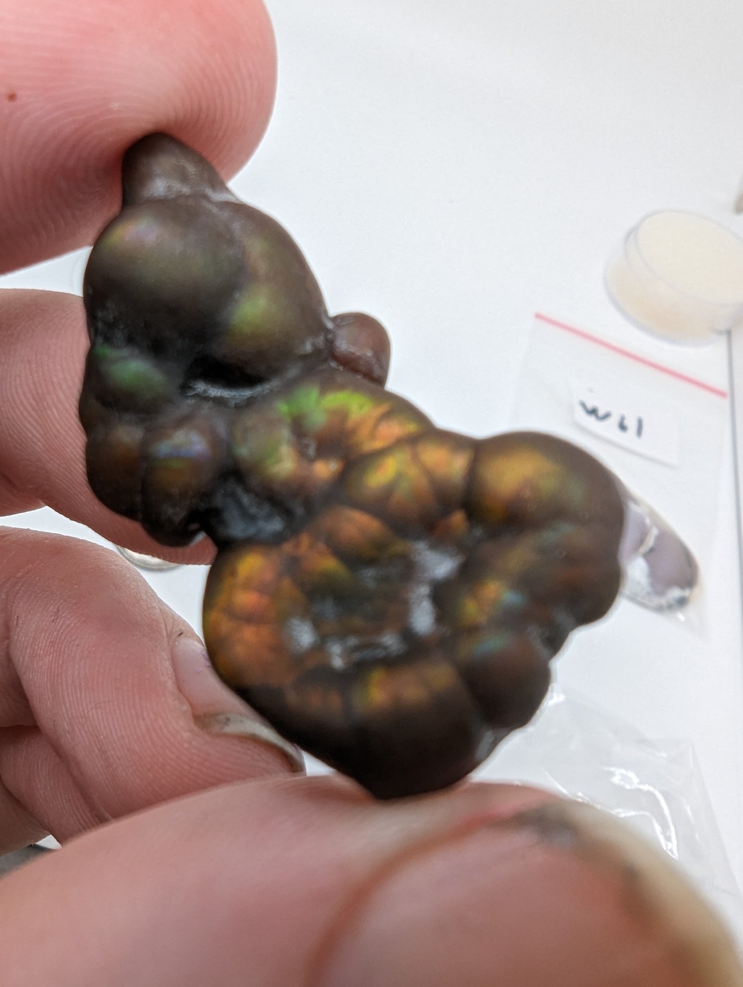 Fire Agate Cab - 29.55cts(5.93g) - 
38mm