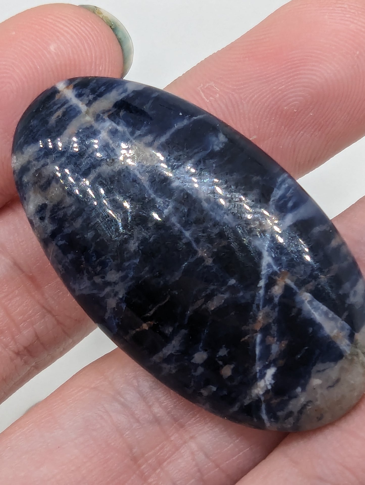 Sodalite Oval - 45.95cts(9.19g)-
42mm*23mm*6mm