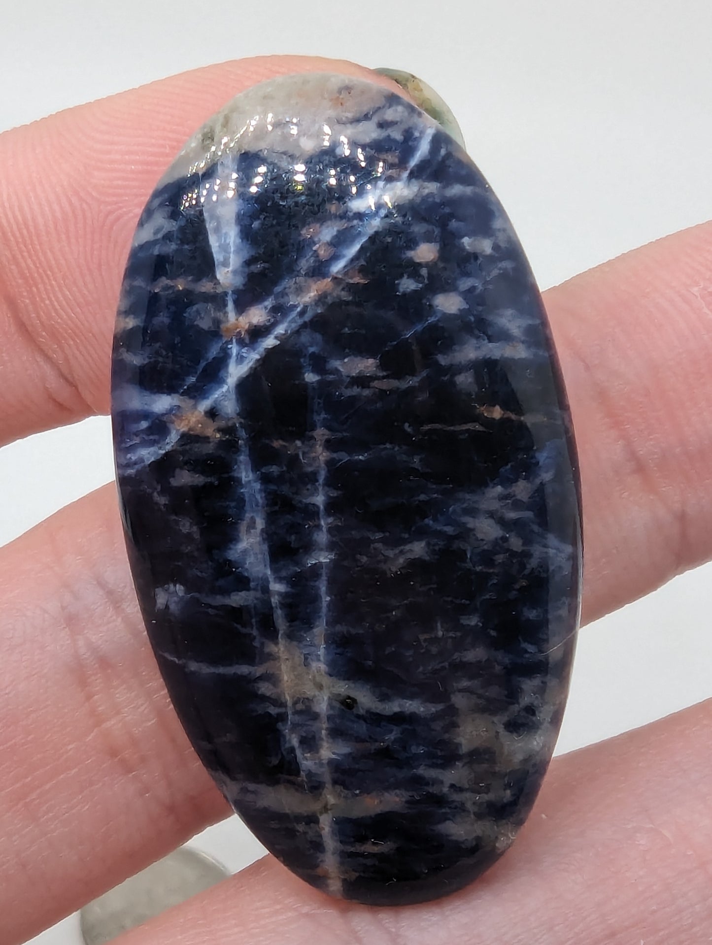 Sodalite Oval - 45.95cts(9.19g)-
42mm*23mm*6mm