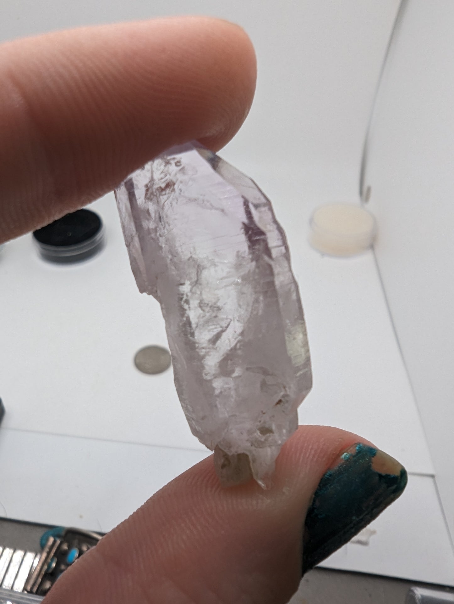 Vera Cruz Amethyst w/enhydros - 33.45cts(6.69g)-
37mm