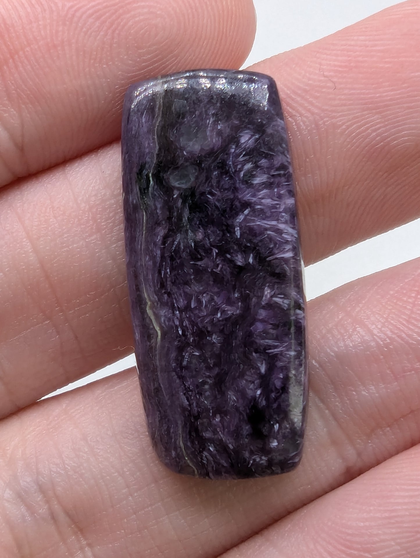 Charoite Cabochon Lot - 5pcs - Rectangles - 105.60cts(21.12g) - V52