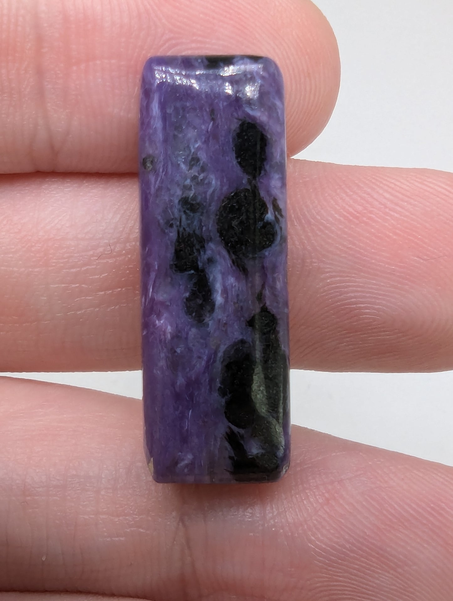 Charoite Cabochon Lot - 5pcs - Rectangles - 105.60cts(21.12g) - V52