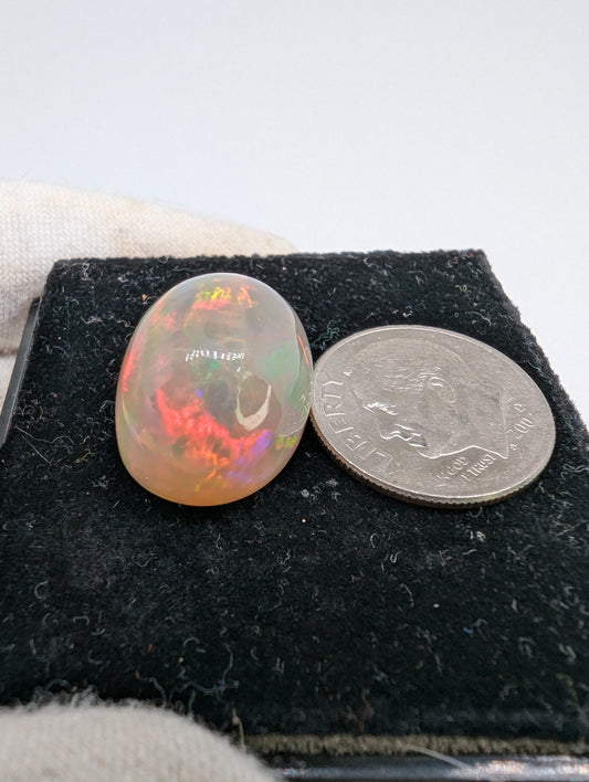 Ethiopian Welo Opal Cab - Large Oval - High Dome - 18*14mm - 14cts - OPP4