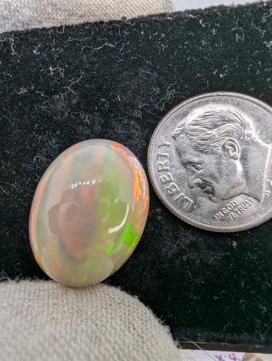 Ethiopian Welo Opal Cab - Large Oval - High Dome - 18*14mm - 14cts - OPP4