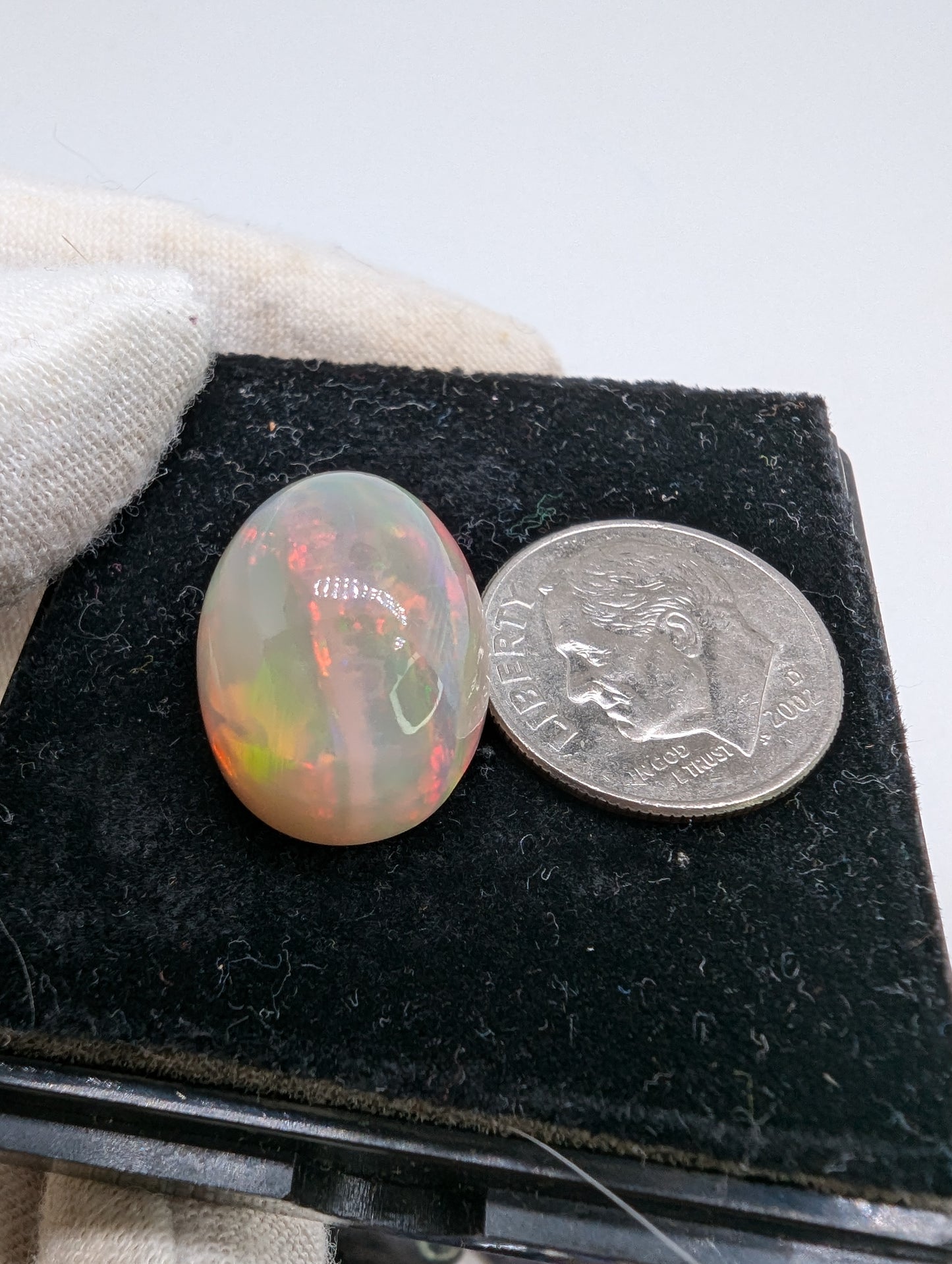 Ethiopian Welo Opal Cab - Large Oval - High Dome - 18*14mm - 14cts - OPP4