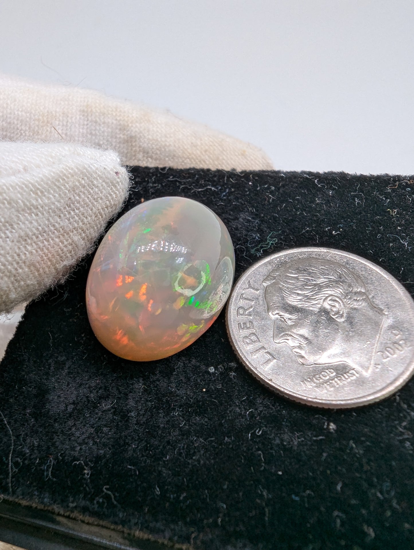 Ethiopian Welo Opal Cab - Large Oval - High Dome - 18*14mm - 14cts - OPP4