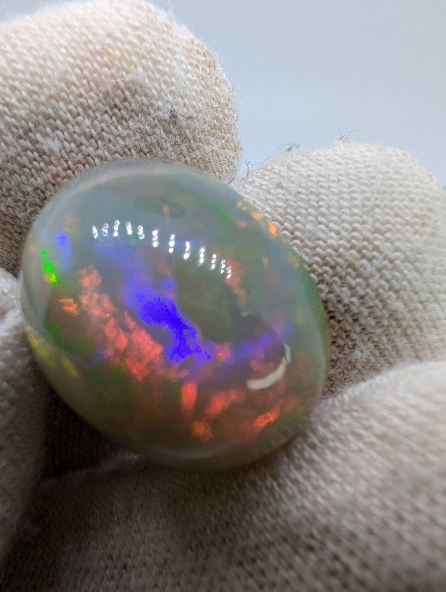 Ethiopian Welo Opal Cab - Large Oval - High Dome - 18*14mm - 14cts - OPP4