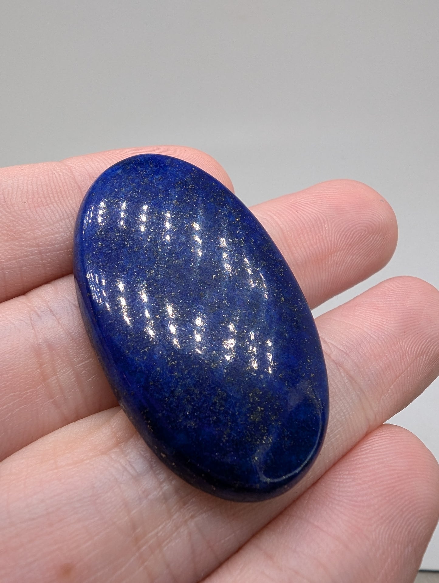 Lapis Lazuli Cabochon Lot - 13pcs - 439.75cts(87.95g) - 20-50mm - V59