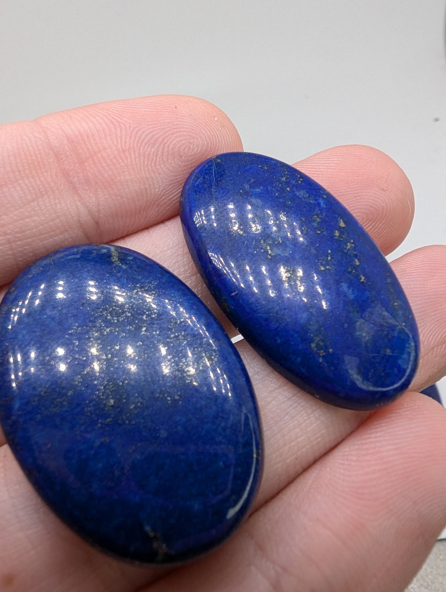 Lapis Lazuli Cabochon Lot - 13pcs - 439.75cts(87.95g) - 20-50mm - V59