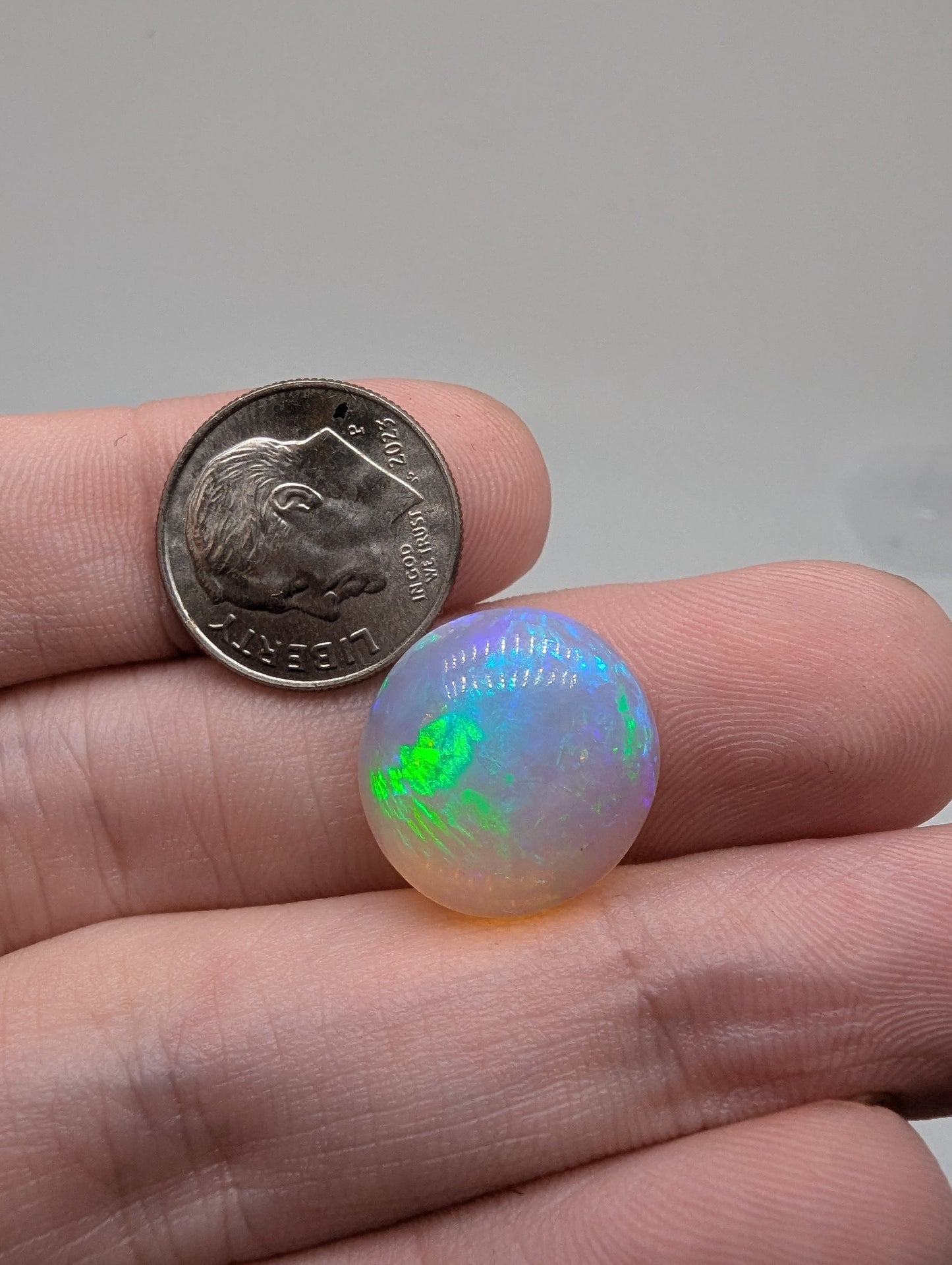 Ethiopian Welo Opal Cab - Roundish - 17*15mm - 9.5cts - OPP30