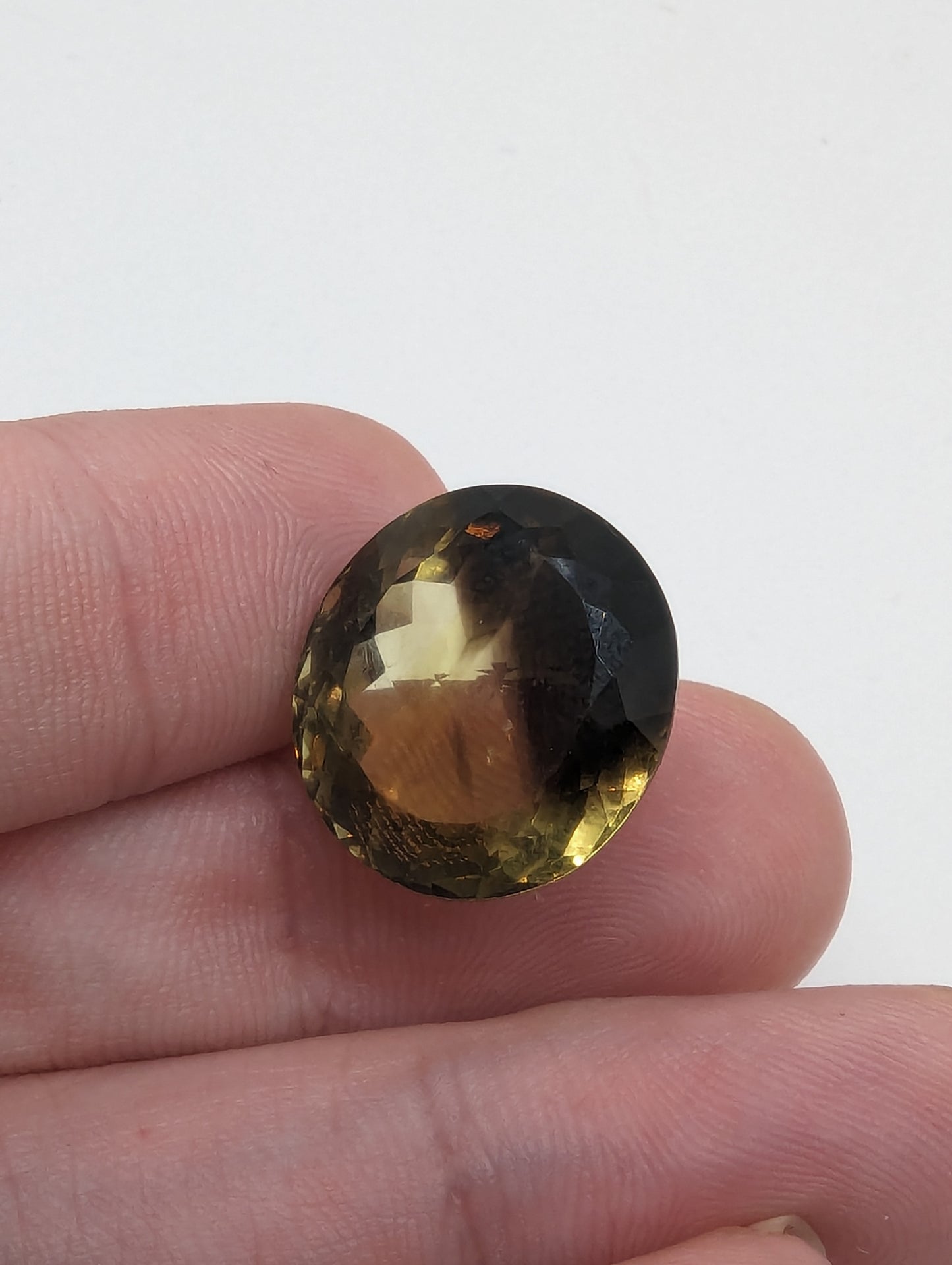 Smokey Citrine - Large Half and Half Facet - 19.75cts