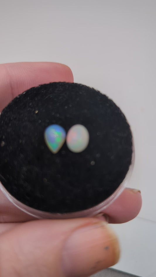 Ethiopian Welo Opal - Mixed Shape - 2pcs - 1.45cts