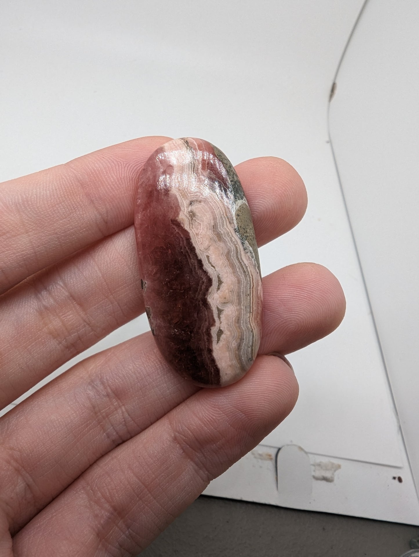 Rhodochrosite 🥓 - 86.90cts(17.40g) - 46mm