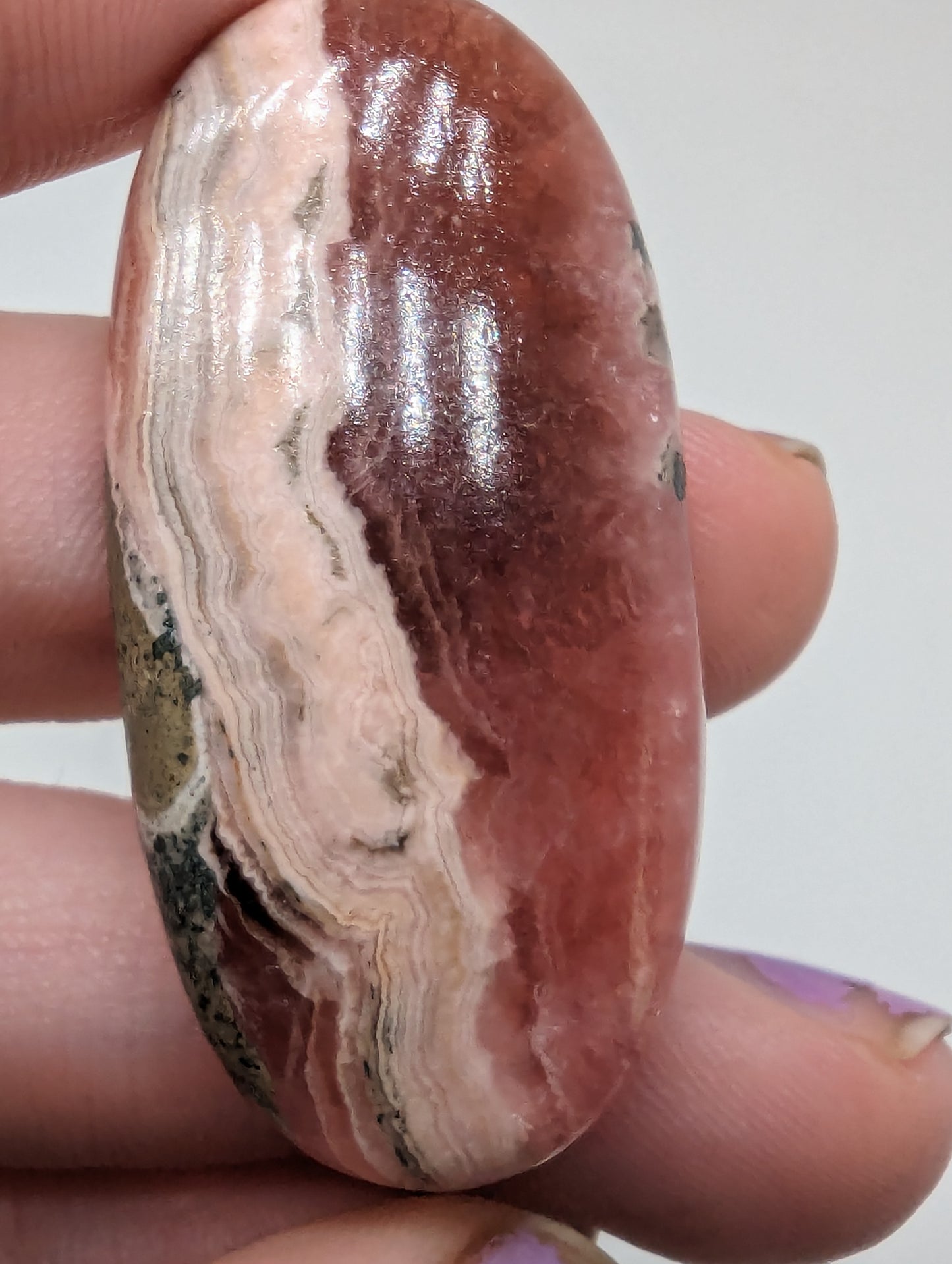 Rhodochrosite 🥓 - 86.90cts(17.40g) - 46mm