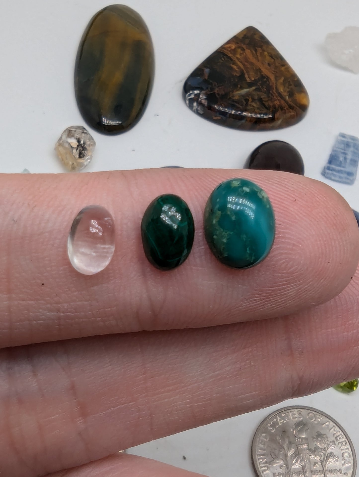 Mixed Gem Lot for Jewelers and more - Facets, Cabs, Crystals - V33