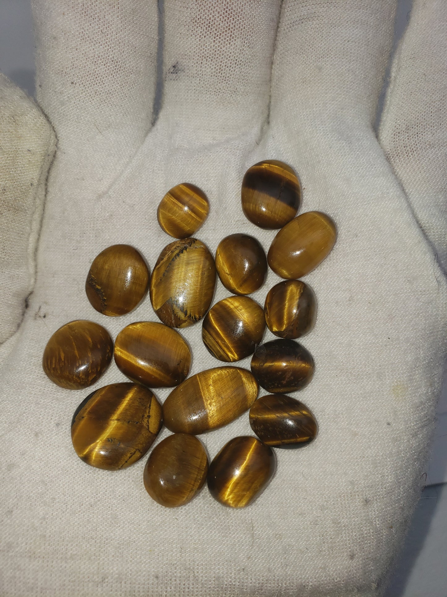 Tigers Eye Cabs - 10-25mm - All Flashy - Wholesale Jewelry Supply