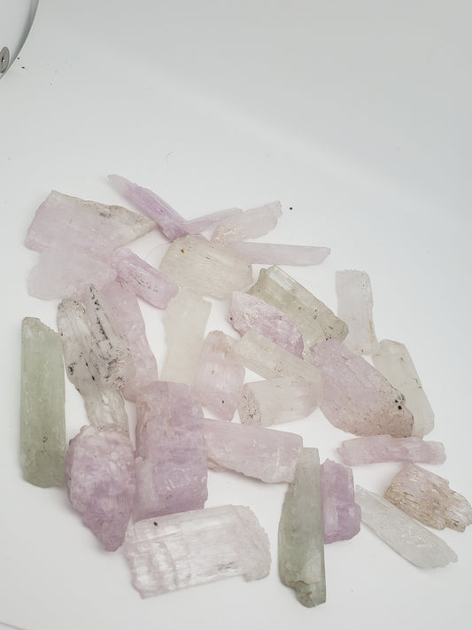 Kunzite Raw Crystal Shards - Large size