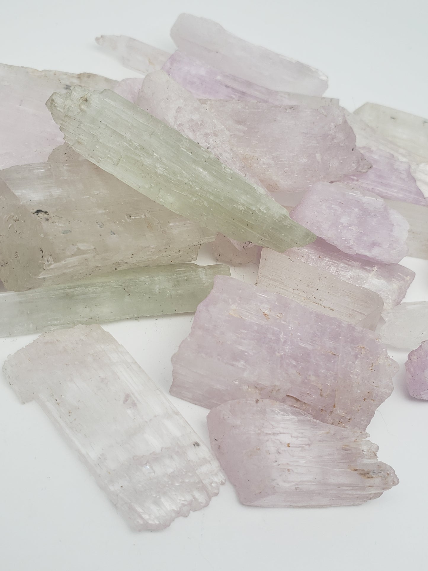 Kunzite Raw Crystal Shards - Large size