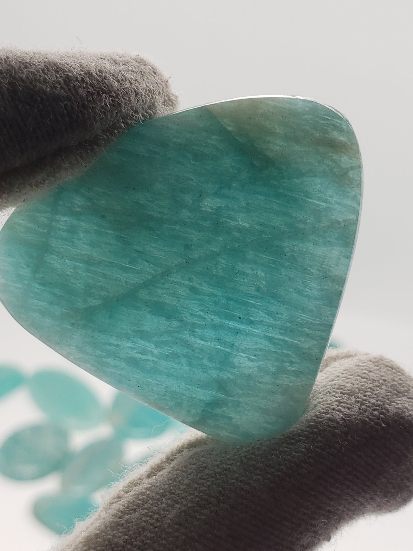 Amazonite Cabochons - Large to Palm Size