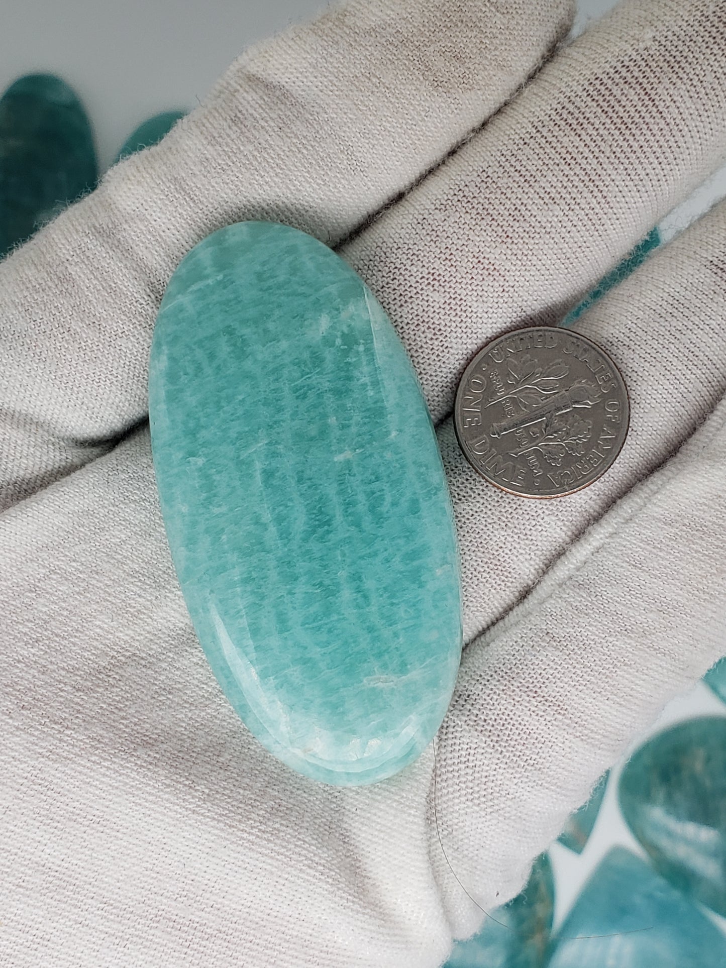 Amazonite Cabochons - Large to Palm Size