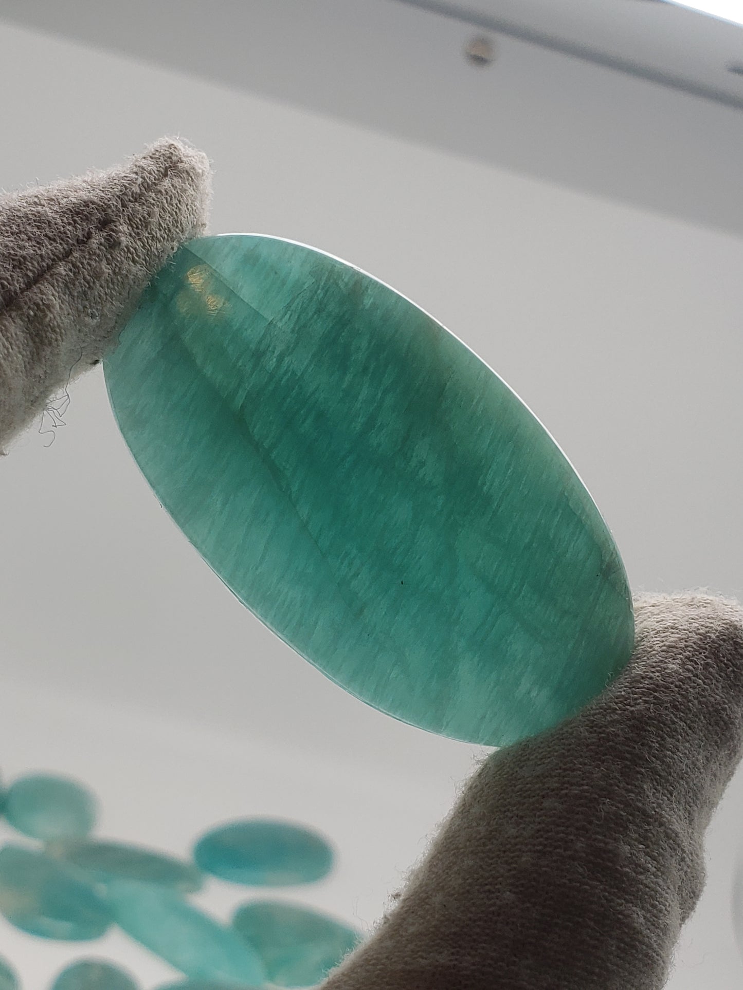 Amazonite Cabochons - Large to Palm Size