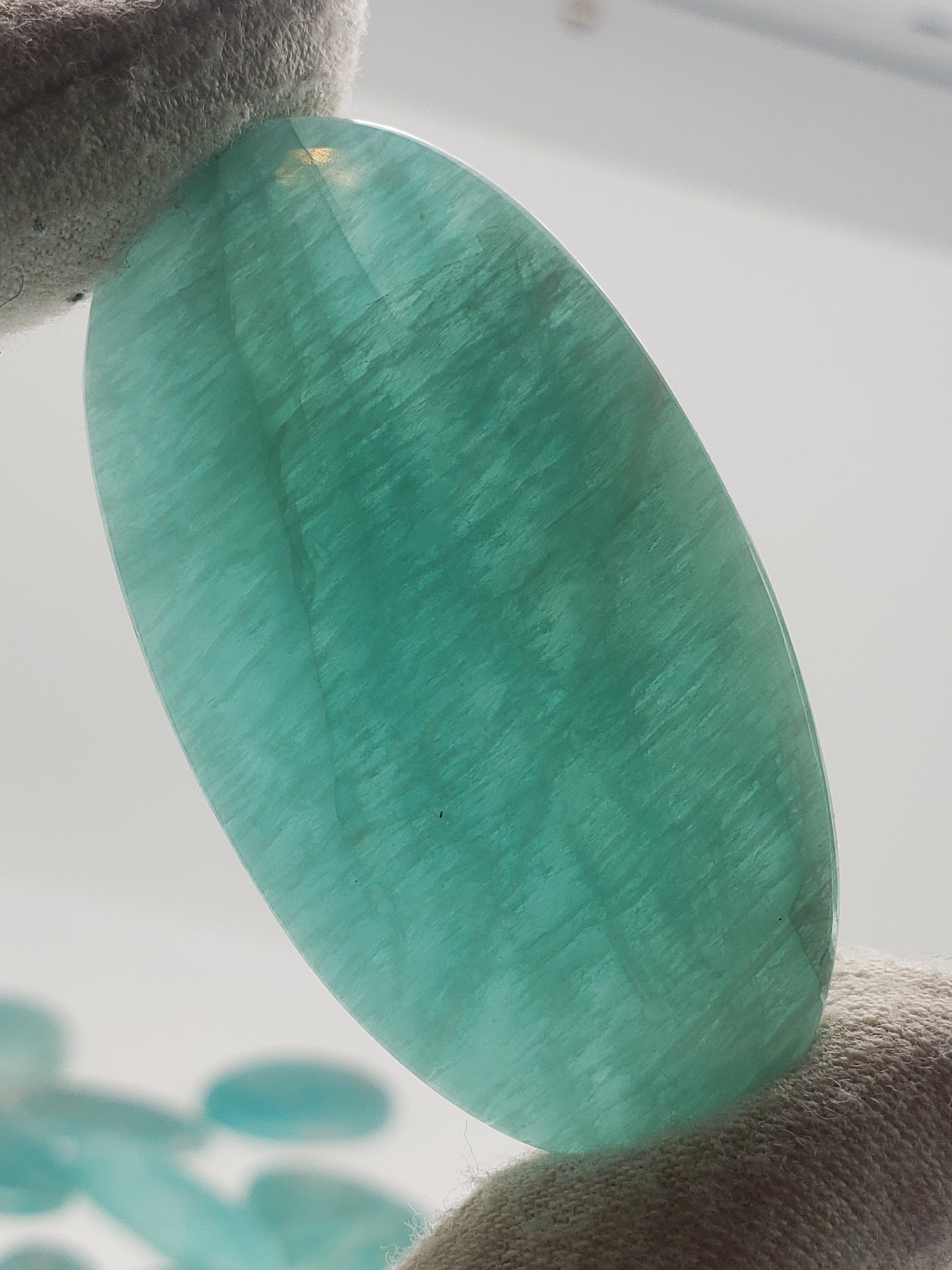 Amazonite Cabochons - Large to Palm Size