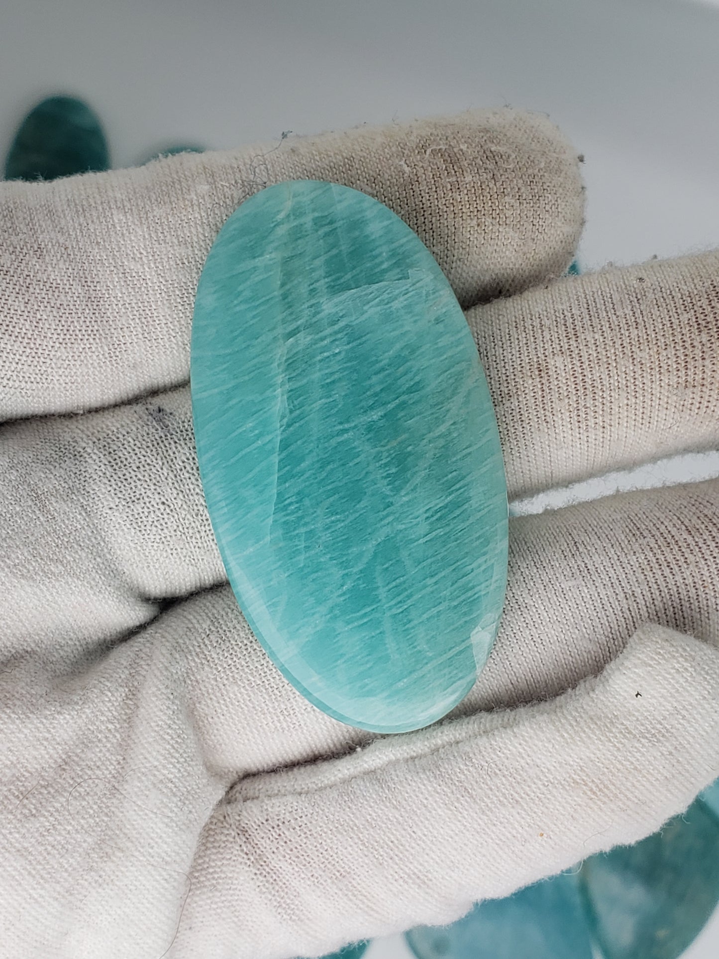 Amazonite Cabochons - Large to Palm Size