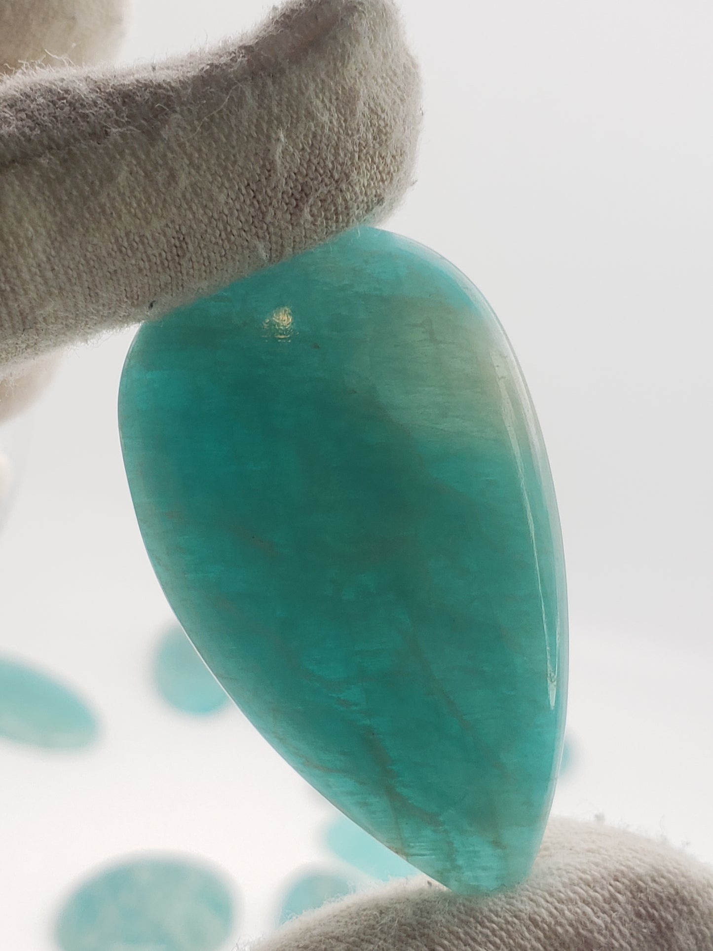 Amazonite Cabochons - Large to Palm Size