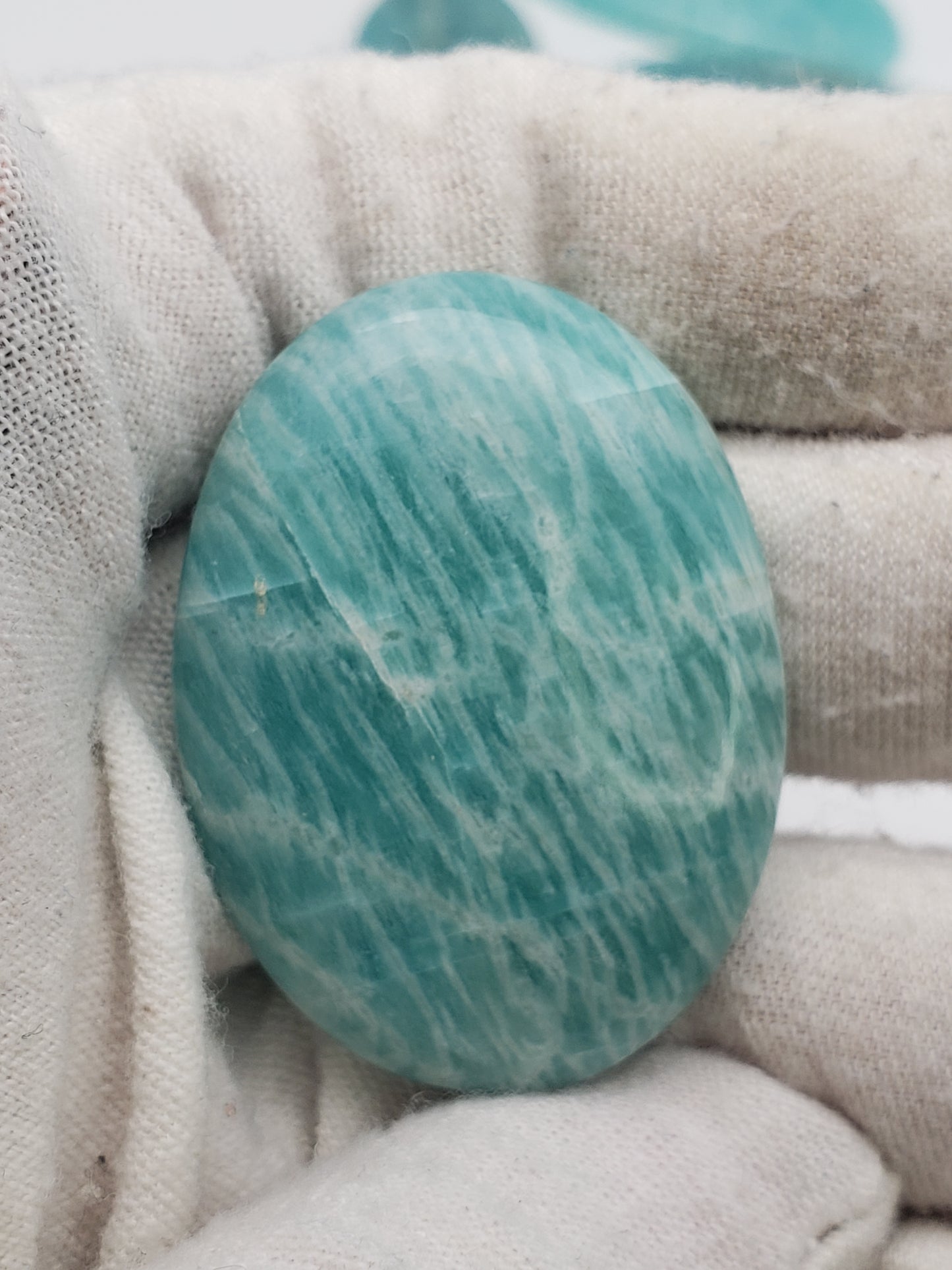 Amazonite Cabochons - Large to Palm Size