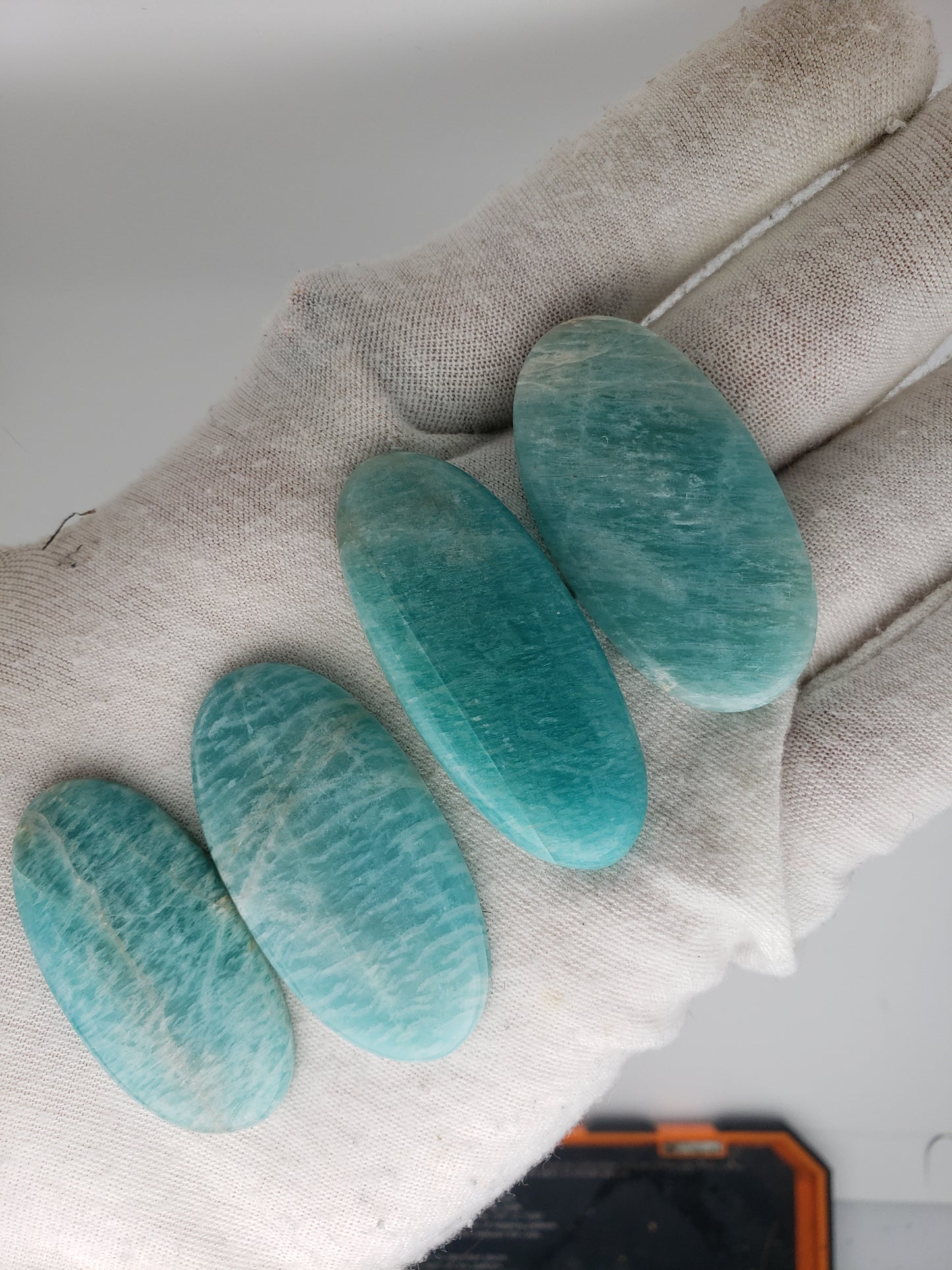 Amazonite Cabochons - Large to Palm Size