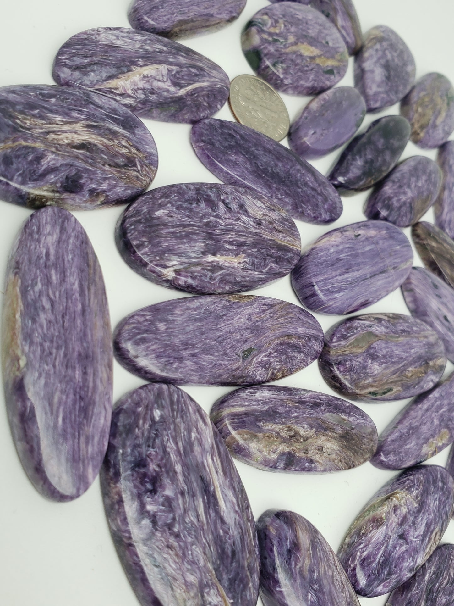 Charoite Cabochons - Medium Sizes