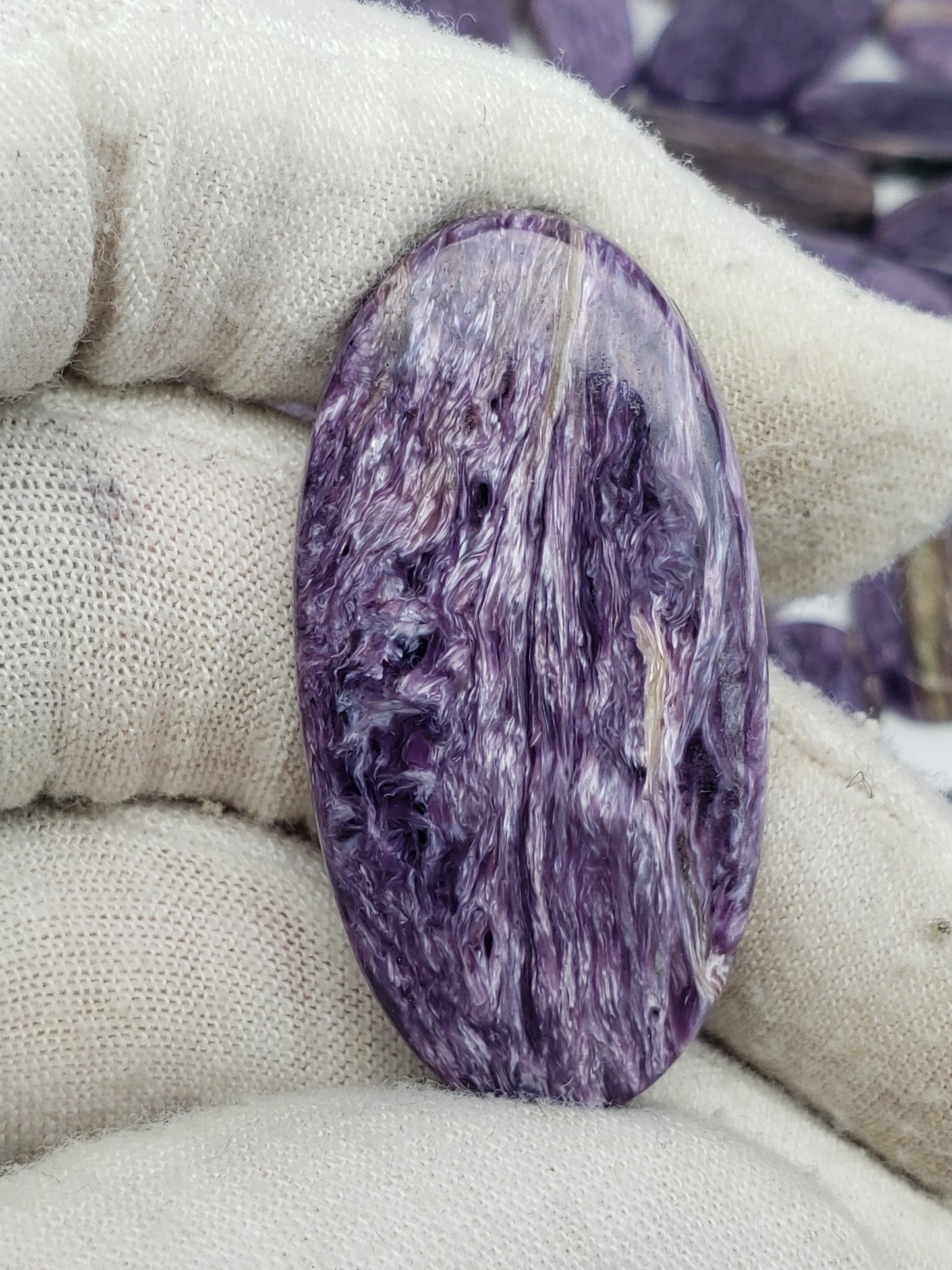 Charoite Cabochons - Medium Sizes