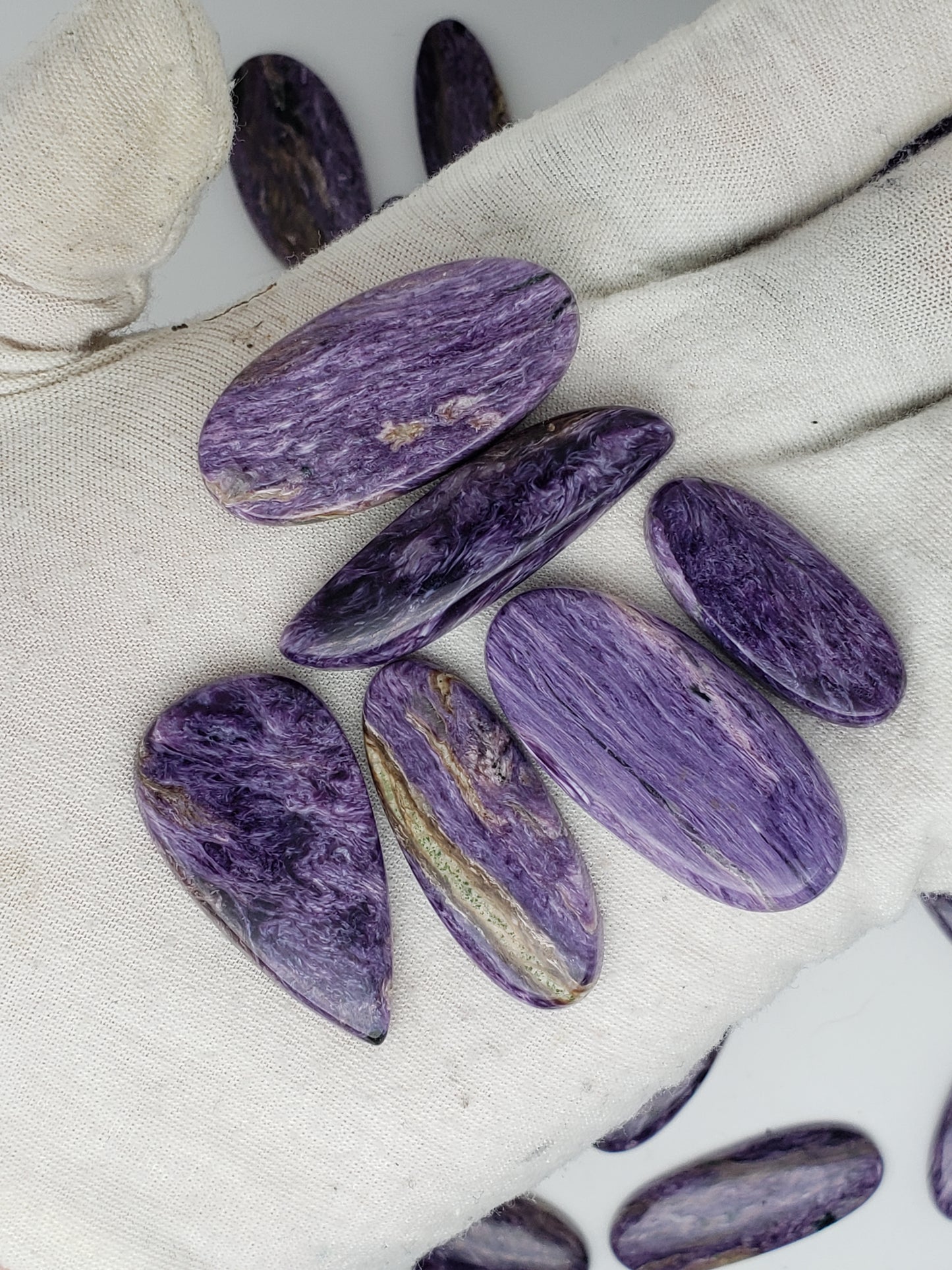 Charoite Cabochons - Medium Sizes